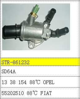 For Opel _ Fiat Thermostat and Thermostat Housing 1338154